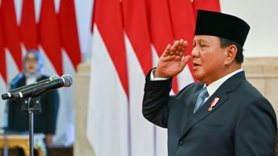 Le pr&eacute;sident indon&eacute;sien Prabowo Subianto en Chine en fin de semaine