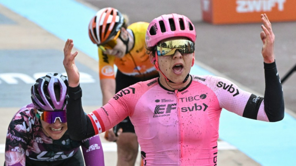 Cobbles and crashes as outsider Jackson wins Paris-Roubaix classic