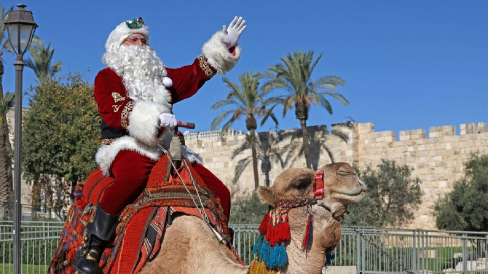 A J&eacute;rusalem, plusieurs Eglises mais un seul P&egrave;re No&euml;l 