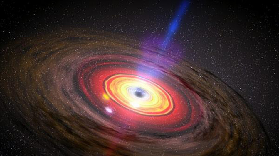 Scoperta una stella che ha sfidato per due volte un buco nero