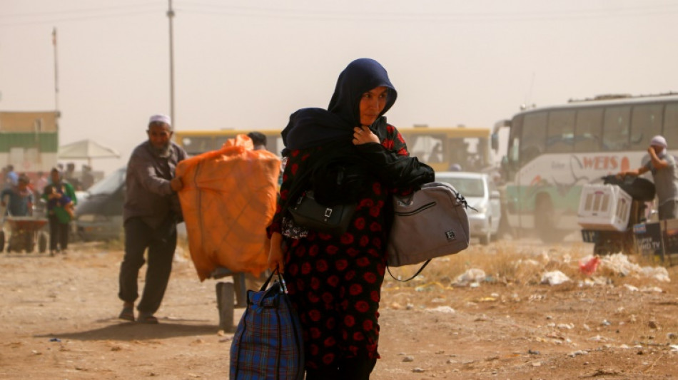 Pr&egrave;s de 450.000 Afghans ont quitt&eacute; l'Iran depuis le 1er juin