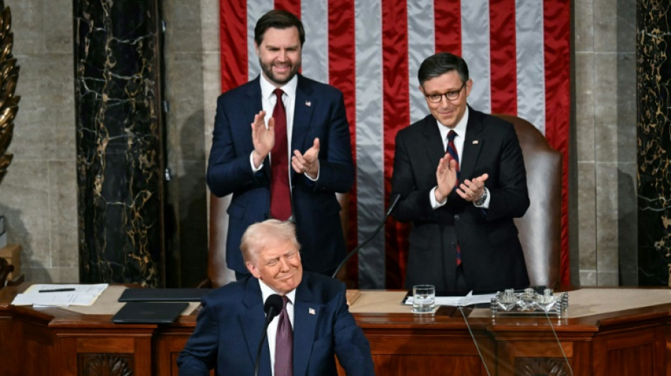 "L'Am&eacute;rique est de retour", lance Trump au Congr&egrave;s