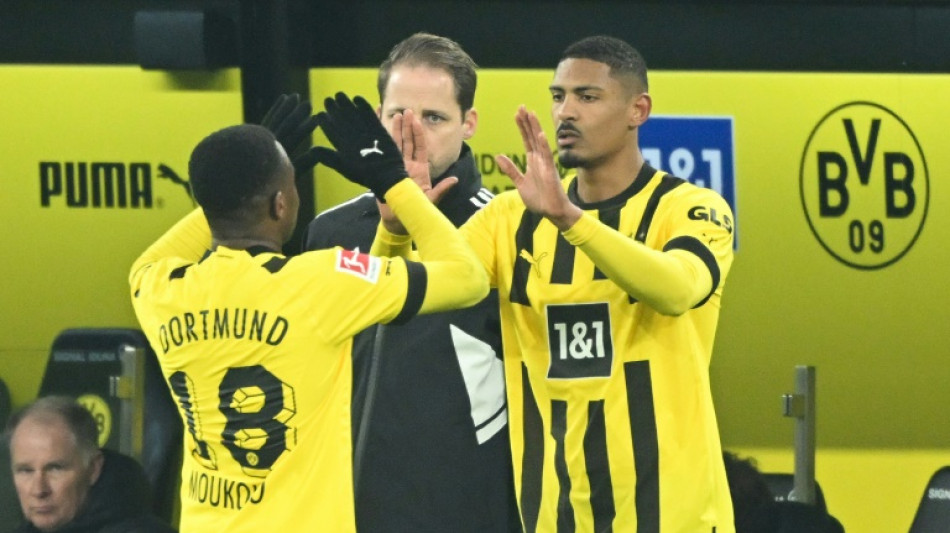Allemagne: match fou et victoire pour les d&eacute;buts de Haller avec Dortmund