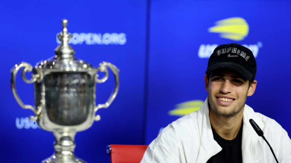 'Spaghetti' man Alcaraz 'hungry for more' after landmark US Open triumph