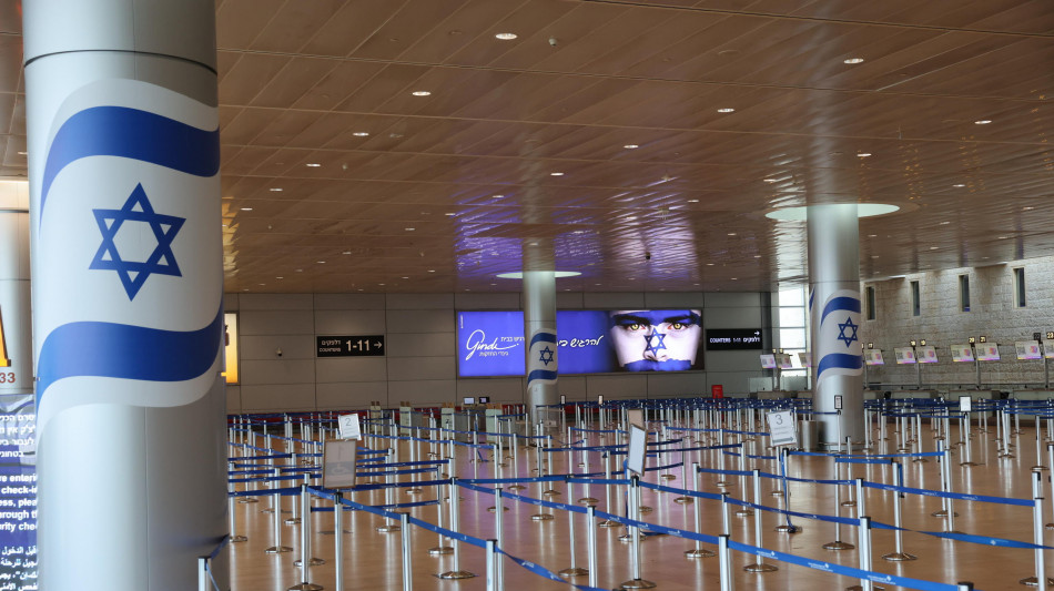 Media, aeroporto Ben Gurion non riaprir&agrave; prima di mercoled&igrave;