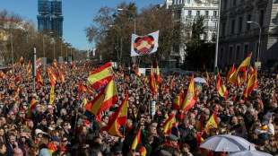 Miles de personas se manifiestan en Madrid contra el gobierno espa&ntilde;ol