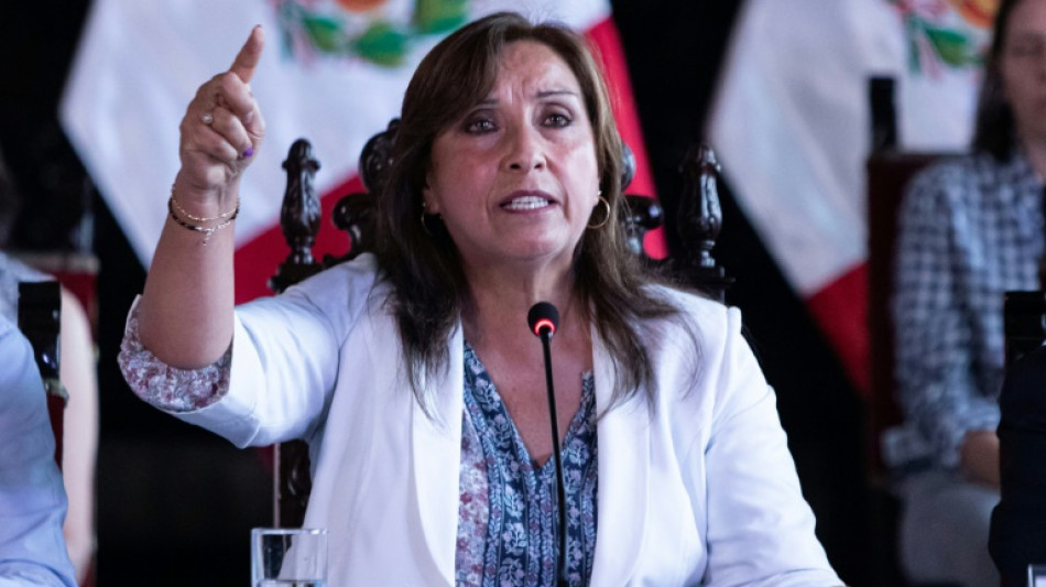Presidenta de Per&uacute; descarta renunciar y "exige" al Congreso adelanto de elecciones