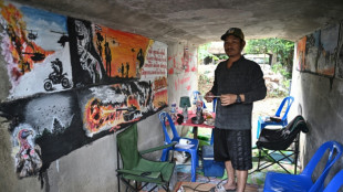 "La paix au milieu du chaos": un enseignant tha&iuml;landais transforme les bunkers en fresques