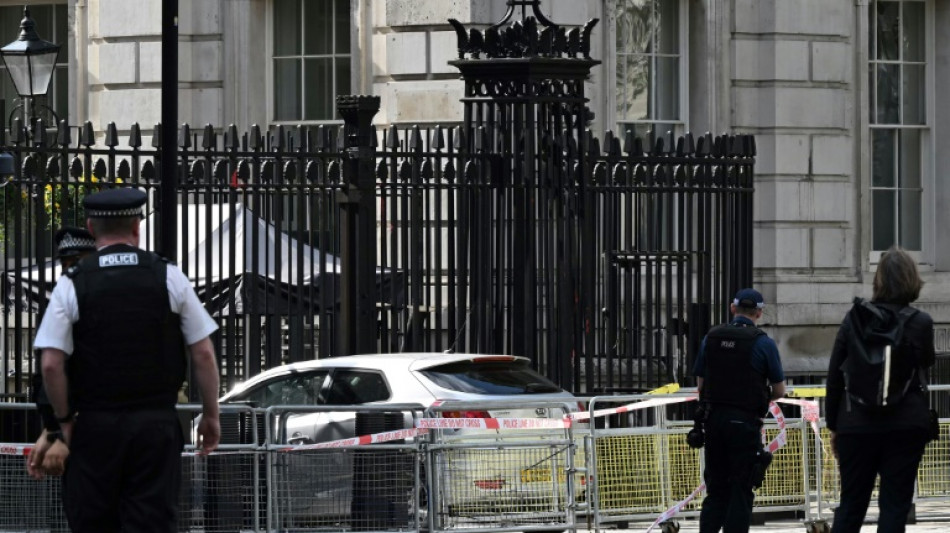 Royaume-Uni: une voiture heurte les grilles de Downing Street, un homme arr&ecirc;t&eacute;