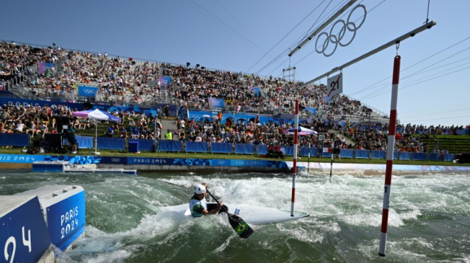 Ana S&aacute;tila fica sem medalha na categoria C1 na canoagem slalom dos Jogos