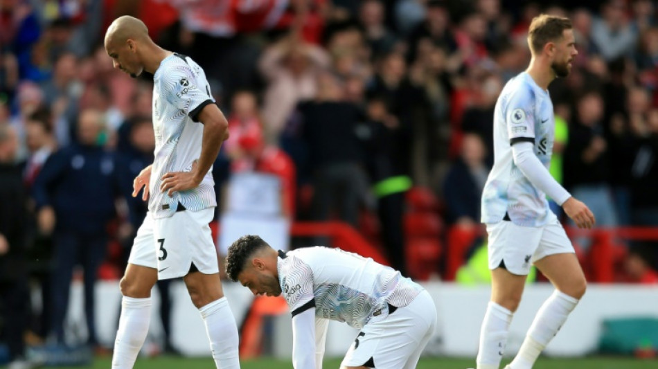 Liverpool lose at Forest, Haaland hits double for Man City