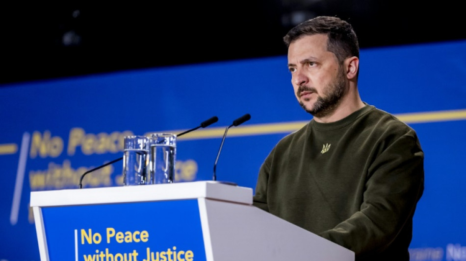 Zelensky r&eacute;clame la cr&eacute;ation d'un tribunal sp&eacute;cial pour le crime d'agression 
