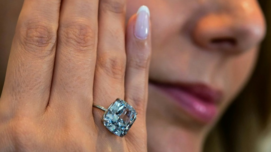 $20 mn blue diamond goes on show in Abu Dhabi
