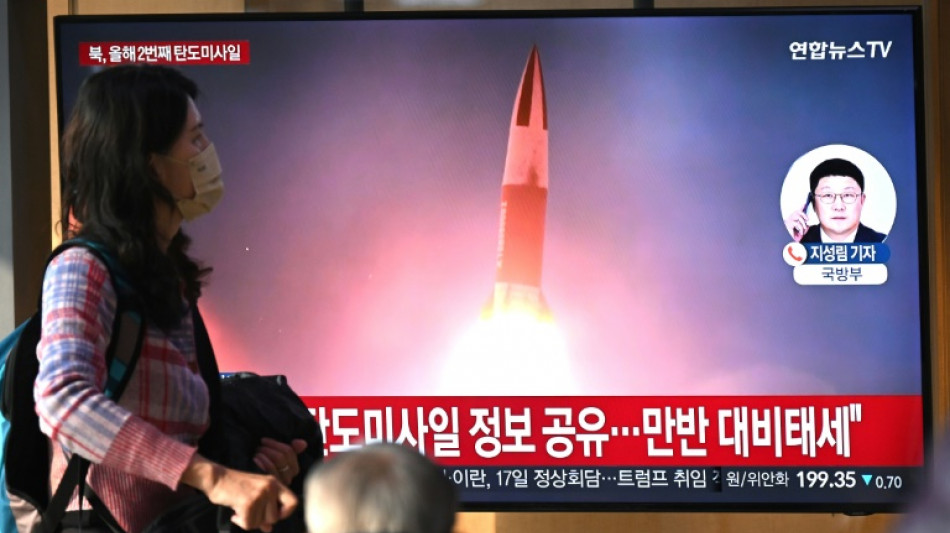 La Cor&eacute;e du Nord tire plusieurs missiles &agrave; courte port&eacute;e avant le retour de Trump