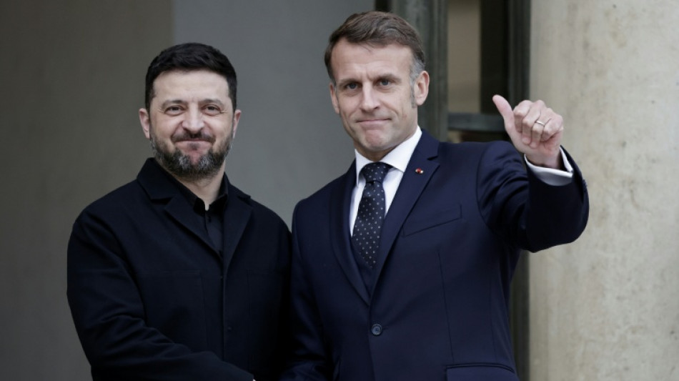 Macron ber&auml;t mit ukrainischem Pr&auml;sidenten Selenskyj &uuml;ber US-Plan