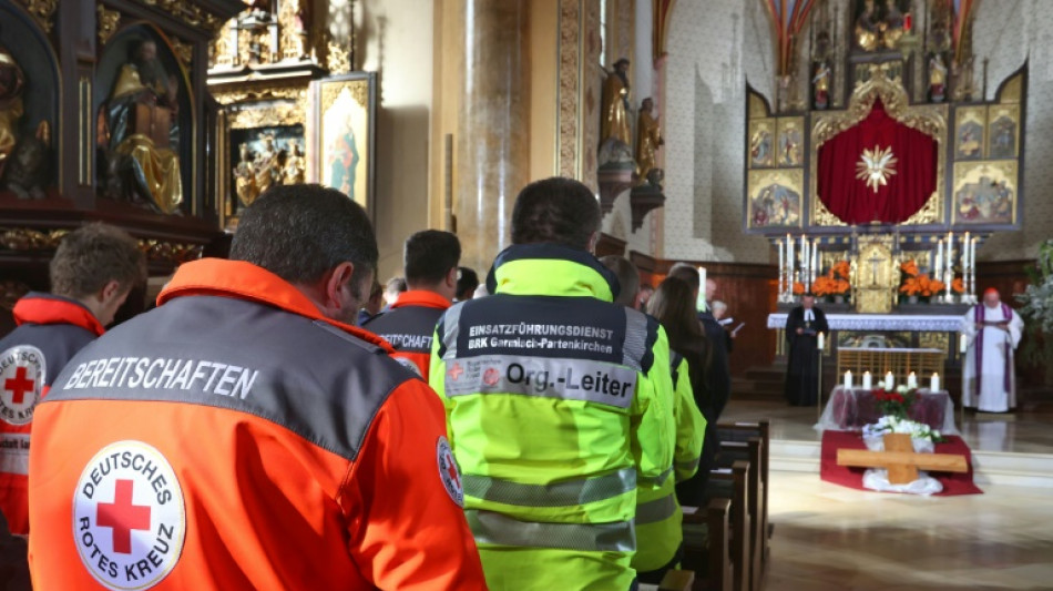 Trauergottesdienst nach Zugungl&uuml;ck bei Garmisch-Partenkirchen
