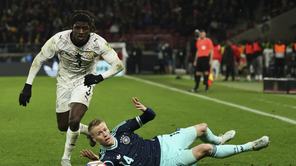 Calcio: Germania ok in amichevole, batte 2-1 il Ghana