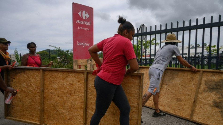 "C'est de la survie": en Martinique, des manifestants vent debout contre la vie ch&egrave;re