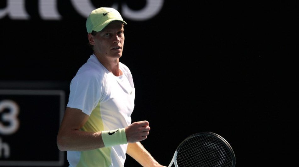 Open d'Australie: Sinner patient, Djokovic l&acirc;che un set
