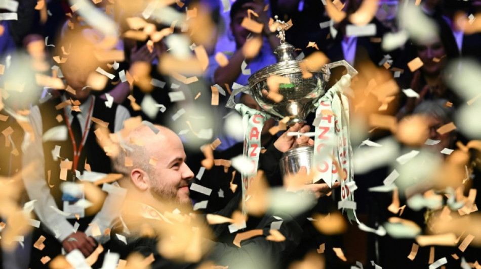 Belgium's Brecel wins snooker World Championship title