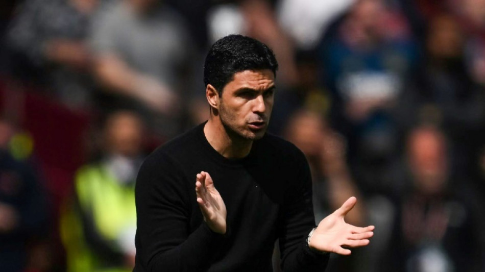 Angleterre: l'entra&icirc;neur d'Arsenal Mikel Arteta toujours confiant pour la course au titre