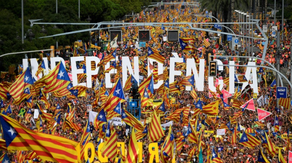 Dividido, el independentismo catal&aacute;n vuelve a la calle para su movilizaci&oacute;n anual