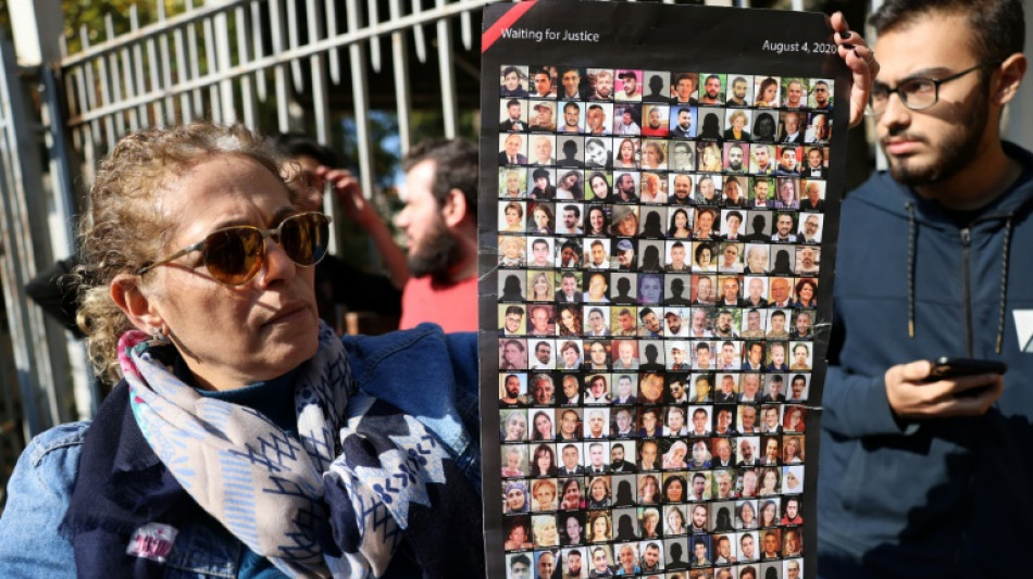 Concentraci&oacute;n de apoyo al juez que investiga explosi&oacute;n en puerto de Beirut