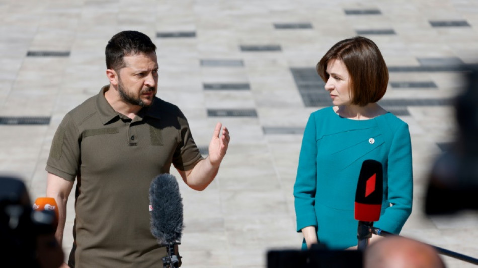 En Moldavie, la "famille europ&eacute;enne" fait bloc autour de Zelensky