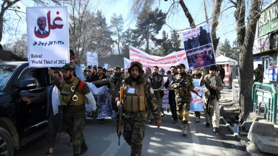 Afghanistan: manifestations contre la d&eacute;cision am&eacute;ricaine de saisir des fonds afghans