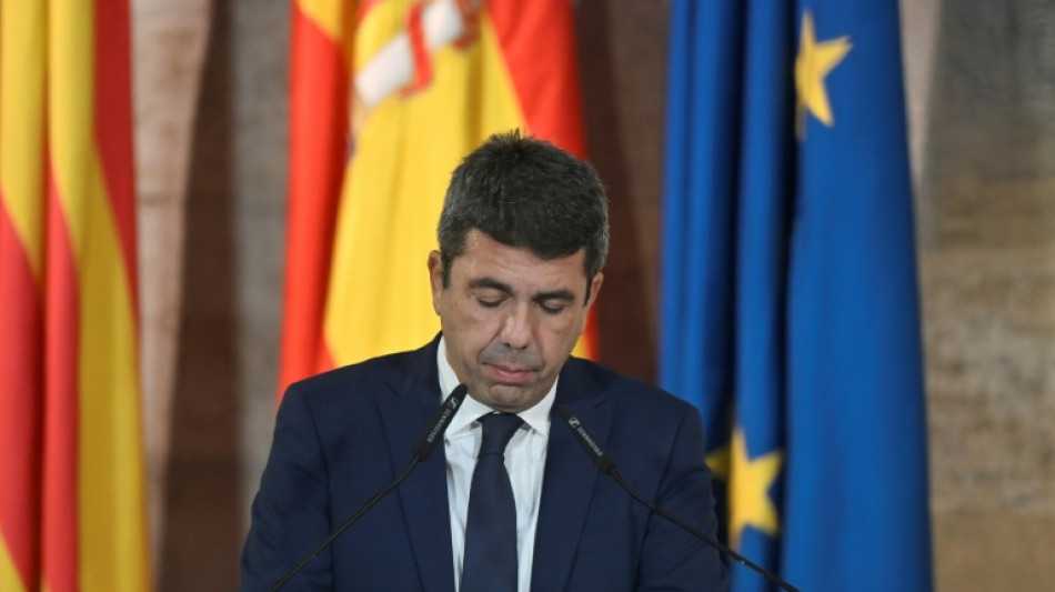 Inondations en Espagne: un an après, le président de la région de Valence finit par démissionner