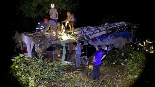 Diez muertos y 21 heridos al despe&ntilde;arse un autob&uacute;s en el sur de Brasil